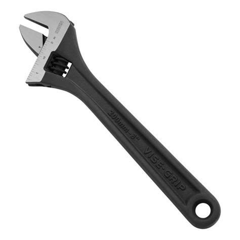 Irwin Vise Grip 8 In Black Oxide Adjustable Wrench At