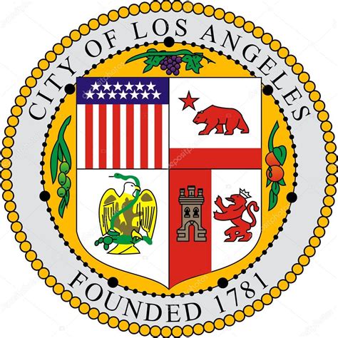Los Angeles Wappen — Stockfoto © Multipla11 8488166