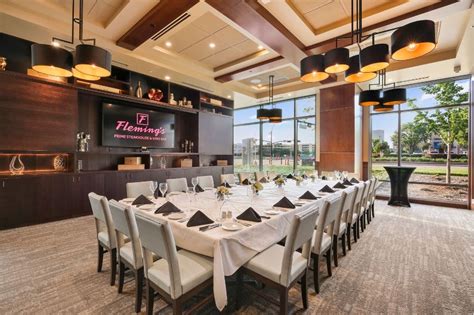 Dallas Plano Texas Private Dining Flemings Steakhouse