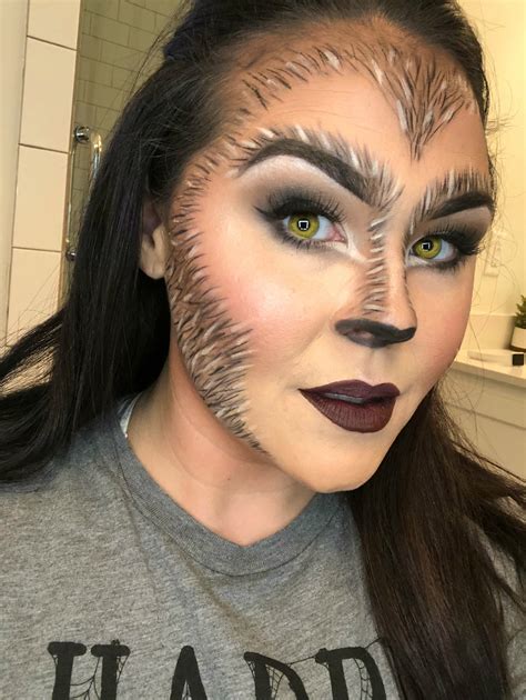 You can do this diy wolf makeup with items that you may already have at home! Halloween Makeup - She Wolf - | Wolf makeup, Halloween makeup, All things beauty