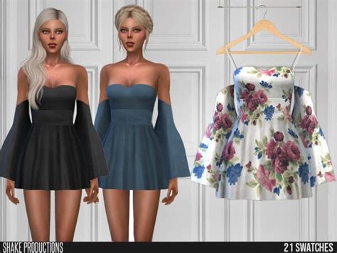 439 Short Dress By Shakeproductions At Tsr Sims 4 Updates