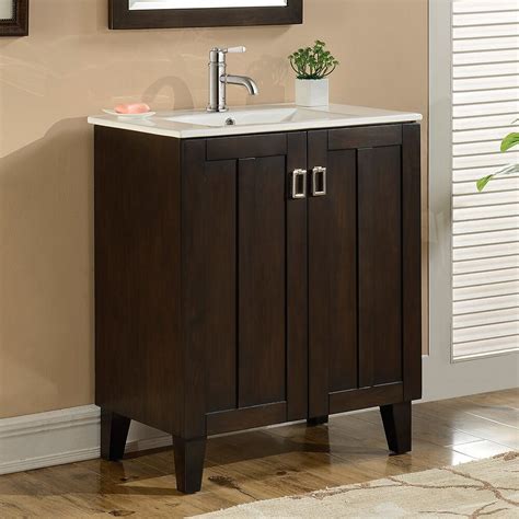 Offset single sink bathroom vanity is a fabulous addition to a master bath thanks to its myriad of features. Zipcode™ Design Lehigh 30" Single Sink Bathroom Vanity Set ...