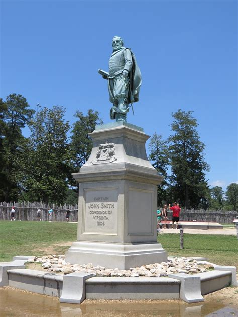 Captain John Smith Statue Historic Jamestowne Colonial N Flickr