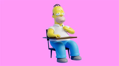 Archivo STL Homer SimpsonObjeto de impresión 3D para descargarCults