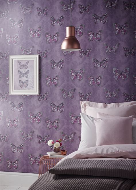 Get design inspiration from purple bedrooms that span the spectrum from mauve to indigo. 10 Stylish Purple Wallpapers Wallpaper Design Ideas