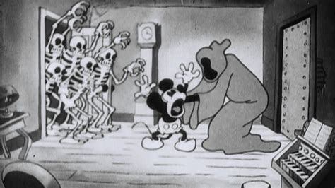 Mickey Mouse The Haunted House 1929 Mickey Mouse Cartoon Mickey