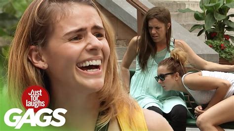 Pregnant Woman Farts On Strangers Just For Laughs Gags Youtube