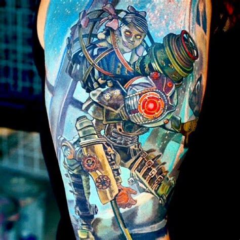 Bioshock Video Game Tattoo By Abt Tattoo Imgur Bioshock Tattoo Bioshock Art Great Tattoos