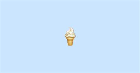 🍦 Soft Ice Cream Emoji Meaning