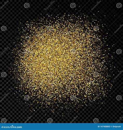 Golden Glittering Vector Backdrop Stock Vector Illustration Of