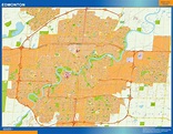 Find and enjoy our Edmonton maps | TheWallmaps.com