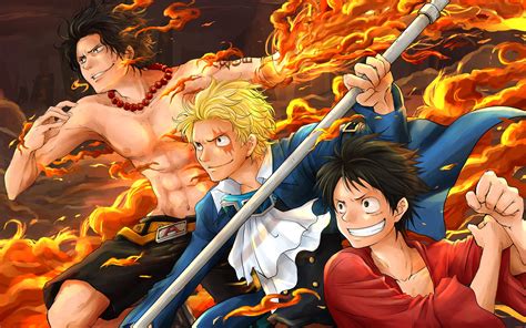 Saboace And Luffy Full Hd Wallpaper And Background 1920x1200 Id606272