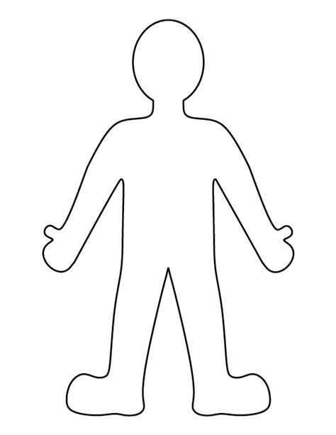 Person Outline Outline Of A Person Clipart Clipartxtras