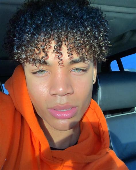 Instagram Teenage Curly Hair Cute Light Skin Boys Beautifully Curly Hair