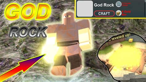 Roblox Booga Booga How To Make God Rock Youtube