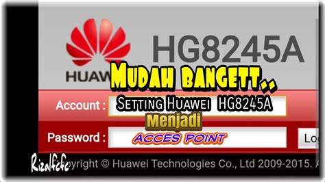 Kali ini saya akan membahas bagaimana cara mengatur setting wifi di modem huawei berdasarkan model hg532e yang saya miliki, kalau ada perbedaan silahkan diadaptasikan. Cara setting modem huawei menggunakan hp untuk menjadi akses point - YouTube