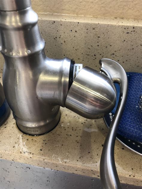 Moen Kitchen Faucet Has Loose Cover How To Fix Handle Is Still