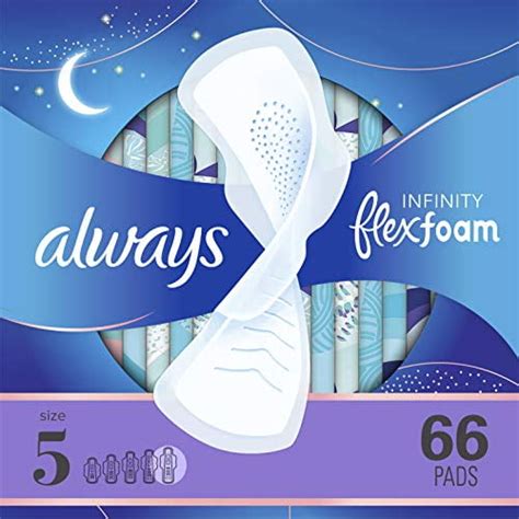 Always Infinity Feminine Pads With Wings For Women Size 5 Extra Heavy
