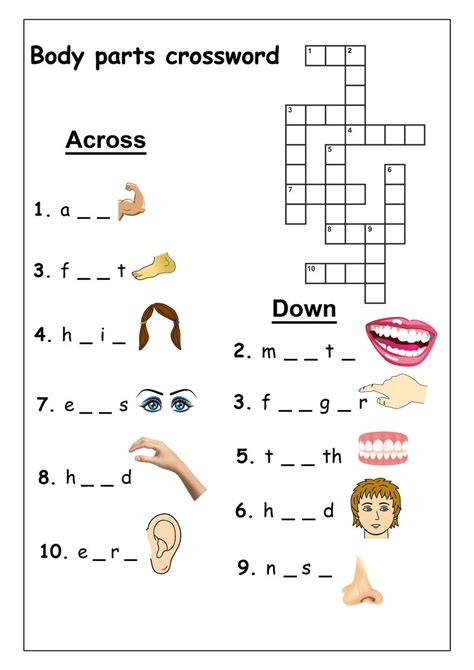 Get it as soon as fri, apr 30. Very Easy Crossword Puzzles Body - Coloring Sheets