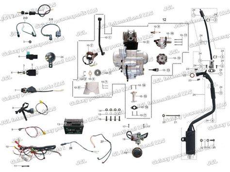 It wouldn't start, just made a clicking sound when the start button was pushed. 110 Atv Wiring Diagram For 110Cc Chinese | Bike engine, Pit bike
