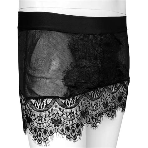 See Through Lace Mini Skirt Sissy Panty Shop