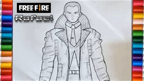 How To Draw Rafael Free Fire Drawing Garena Free Fire Character Youtube