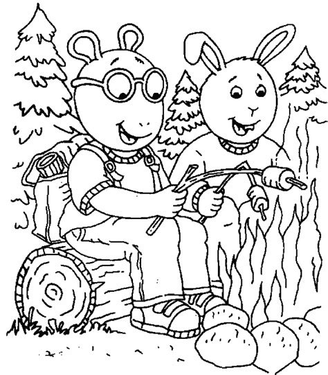 Arthur Coloring Pages Printable Kids Activity Sheet Free Download