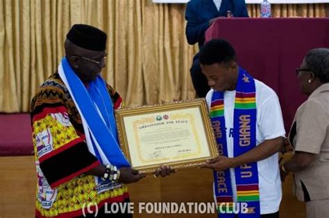Ghanaian And Africas Youngest Philanthropist Gets Ambassador For Peace