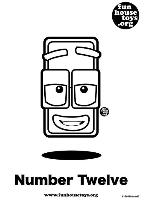 While some of the coloring pages are available exclusively to our members, some of them are free for your personal use. Numberblocks Twelve Printable Coloring P