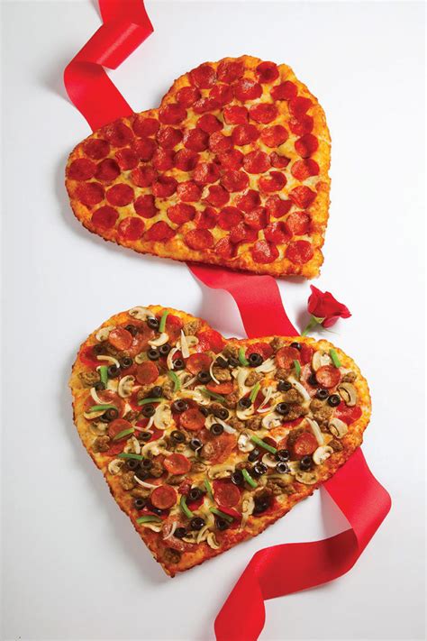 This Valentines Day Show Your Love With Heart Shaped Pizza Donuts