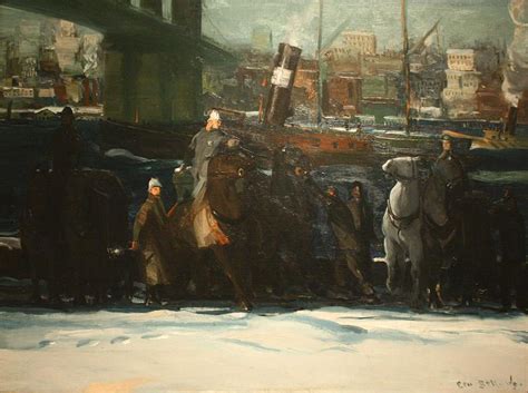 George Wesley Bellows Snow Dumpers 1911 Painting By George Wesley