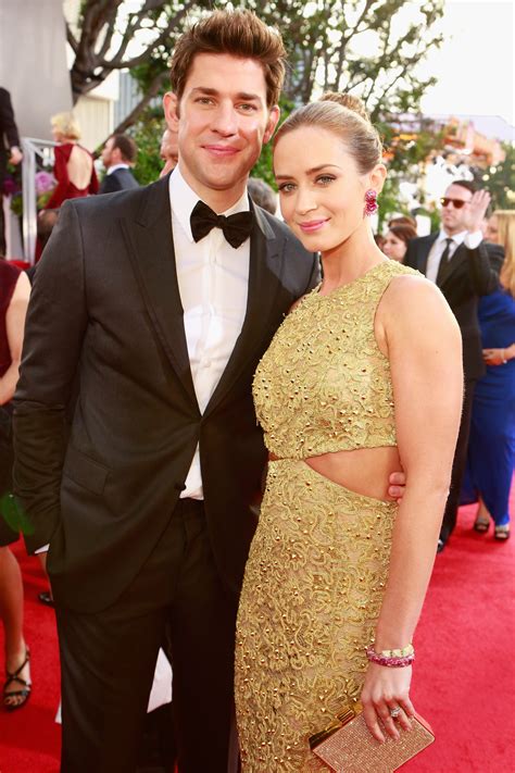 He claims she's waaaay out of his league. Emily Blunt And John Krasinski Pregnant With First Child | HuffPost