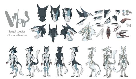 The Official Reference Sheet Of Sergals Part By Mick Deviantart