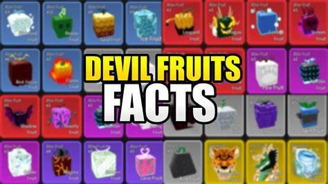Facts About Every Fruits Blox Fruits Youtube