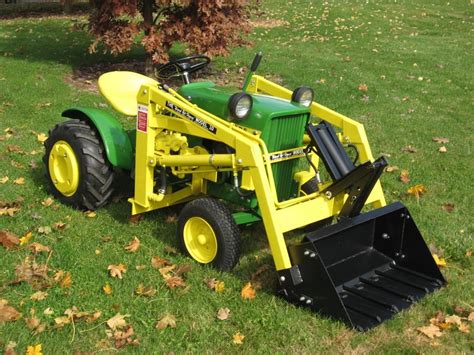 John Deere Garden Tractor With Loader Four Wheeler Front End Loader