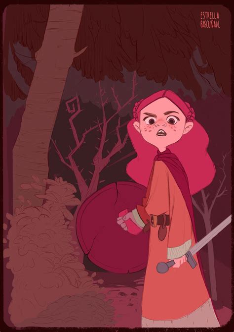 Pink Warrior On Behance Cute Illustration Character Illustration