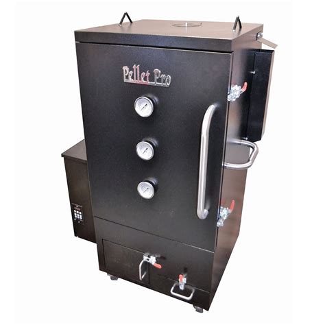 The Pellet Pro® Vertical Double Wall Cabinet Pellet Smoker with Free ...