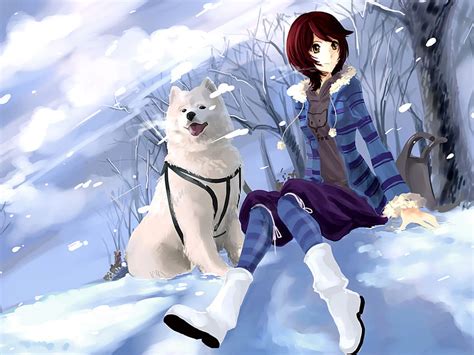 3840x2160px 4k Free Download Snowland Anime Cartoon Animated