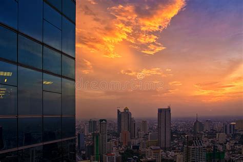 City Sunrise Stock Photo Image Of Dynamic Sunset Mirror 7280498