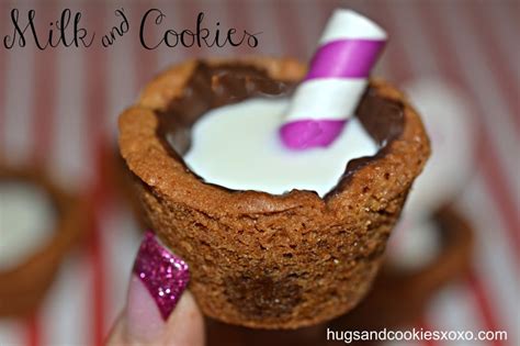 Milk And Cookie Cups Hugs And Cookies Xoxo