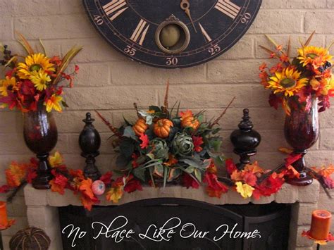 No Place Like Our Home Fall Mantle 2012
