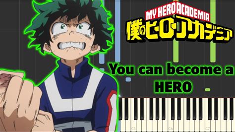 Boku No Hero Academia Ost You Can Become A Hero Synthesia Piano