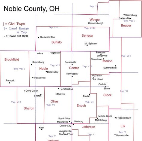 Map Of Ohio Counties In 1850 Maping Resources