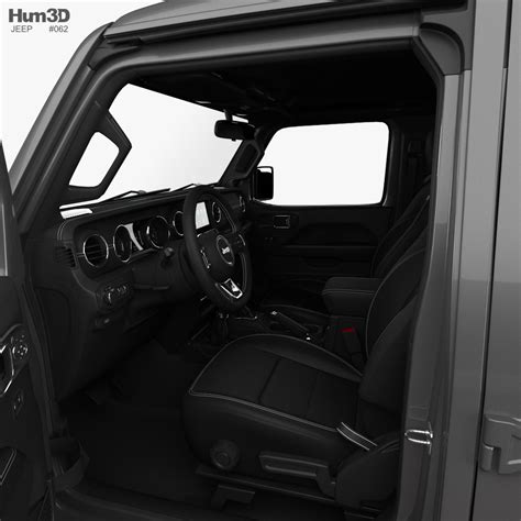 Jeep Wrangler Unlimited Sahara With Hq Interior 2018 3d Model