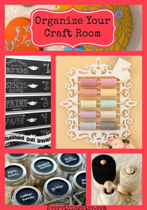 By admin filed under room decor; Organize Your Craft Room-8 Quick DIY Projects