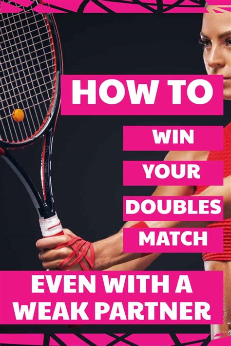 How To Win Doubles Tennis With A Weak Partner The Tennis Mom