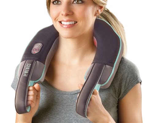 Homedics Portable Neck And Shoulder Massager Heat Ac Or Battery Powered Nmsq 215 31262067258 Ebay