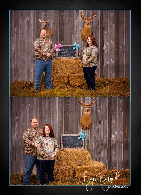 Gender Reveal Session Hunting Theme Photography Maternity Camo