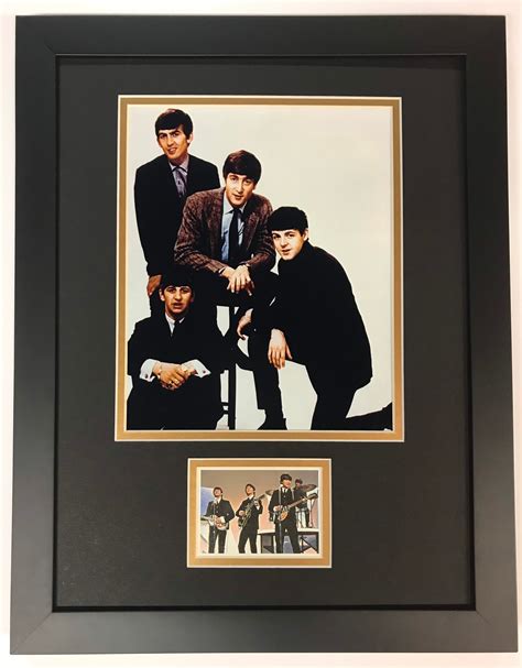 The Beatles Framed 8x10 Photo Collage With An Original 1960s Etsy