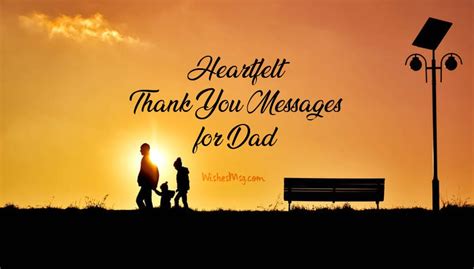 Thank You Dad Messages and Appreciation Quotes - WishesMsg
